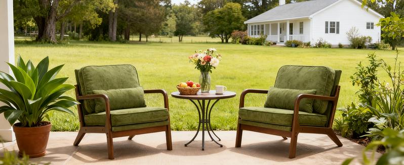 Mid Century Modern Chair, Accent Chair with Arms and Waist Cushion, Reading Chairs for Adults, Lounge Chair for Living Room and Bedroom, Solid Wooden Frame