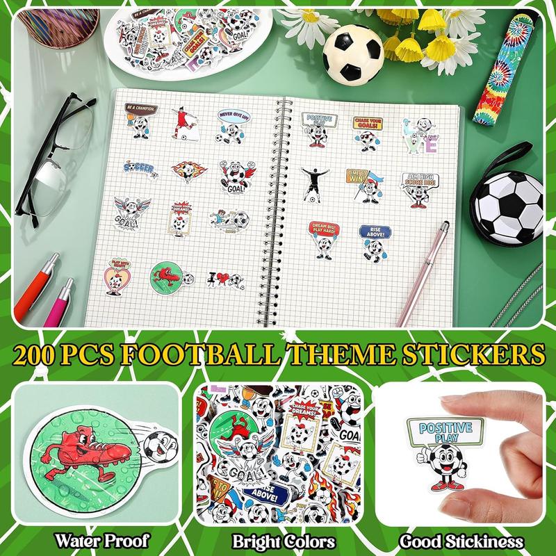 200 Pcs Easter Cartoon Vinyl Stickers Jesus Baseball Bee Golf Soccer Dumpster Fire Meme Waterproof with Positive Quote for Laptop Water Bottles Scrapbook Office Party Gifts