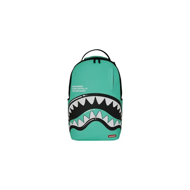 Sprayground Shark Central Bubble Shark Backpack Teal