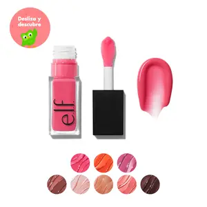 e.l.f. Glow Reviver Plumping Lip Oil, Ultra-Glossy Nourishing Lipgloss with Cooling Tingle & Fresh Minty Scent for Plumped-Up Pout 7.6mL