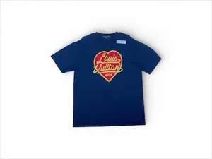OBJ005 LV Made Heart Logo Knit T-shirt