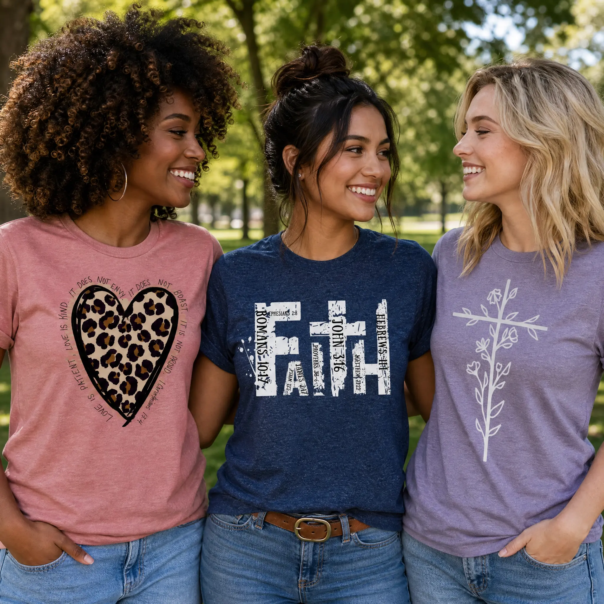 Love in Faith | Christian Tees  Womenswear