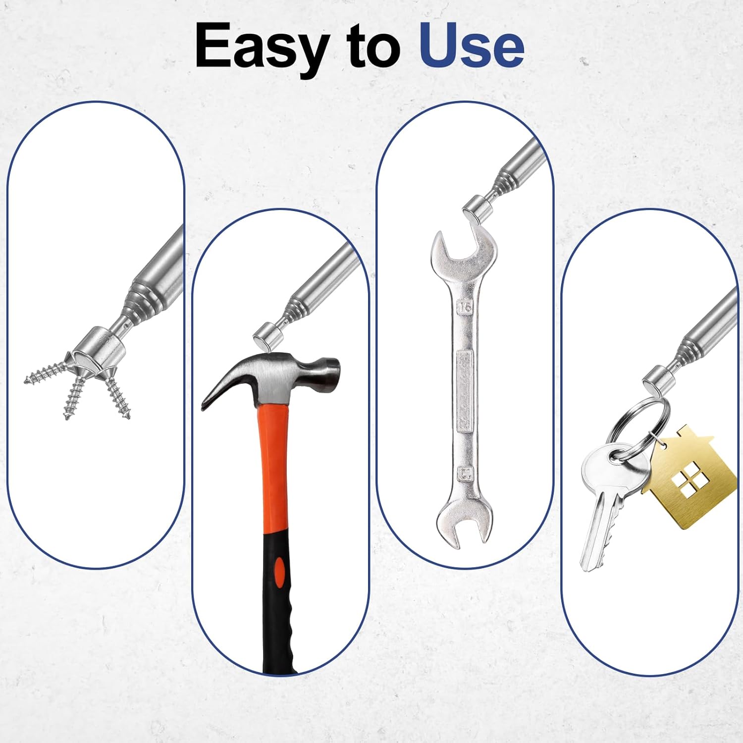 Votrek Telescoping Magnetic Pickup Tool 5LB Stainless Steel 5.3" to 24" Extendable Magnet Retrieval Stick with Pocket Clip for Car Industry Garage Office, Black Votrek Telescoping Magnetic Pickup Tool 5LB Stainless Steel 5.3" to 24" Extendable Magnet Retrieval Stick with Pocket Clip for Car Industry Garage Office, Black