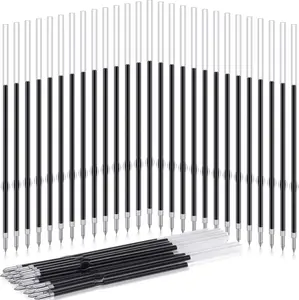60 Pcs 0.7 mm Blue Retractable Pen Refills Bulk 4.2inch Replacement Ballpoint Ink Pen Refills for Click Ball Point Pens School Office Supplies