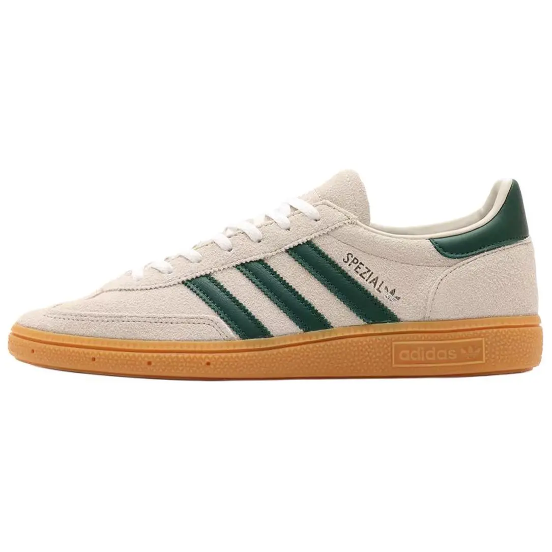 adidas Wmns Handball Spezial 'Alumina Collegiate Green Gum' Women's Athletic Shoe - Mesh, Synthetic Upper, Breathable, Court Play, Secure Fit, Gum Sole, Female Footwear, US Women Sizes