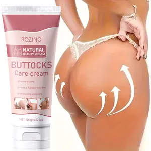 ROZINO Natural Beauty Cream 100g Buttocks Care Firming & Tightening Soft Tube for Moisturizing and Caring Enhances Elasticity and Lifts Skin