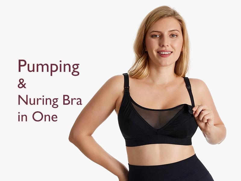 Momcozy Nursing Bras for Breastfeeding, HF018 Seamless Ultra Comfort Maternity Bra, Natural Shape, Pregnancy Sleep Bralette tiktok shop maternity  undies