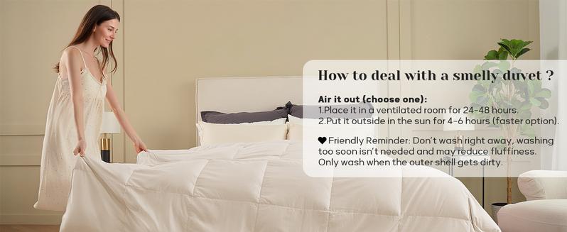 PEACE NEST Goose Down Comforter All Season Fluffy Duvet Insert Soft Plush Feel Bedding Hotel Quaility Black friday