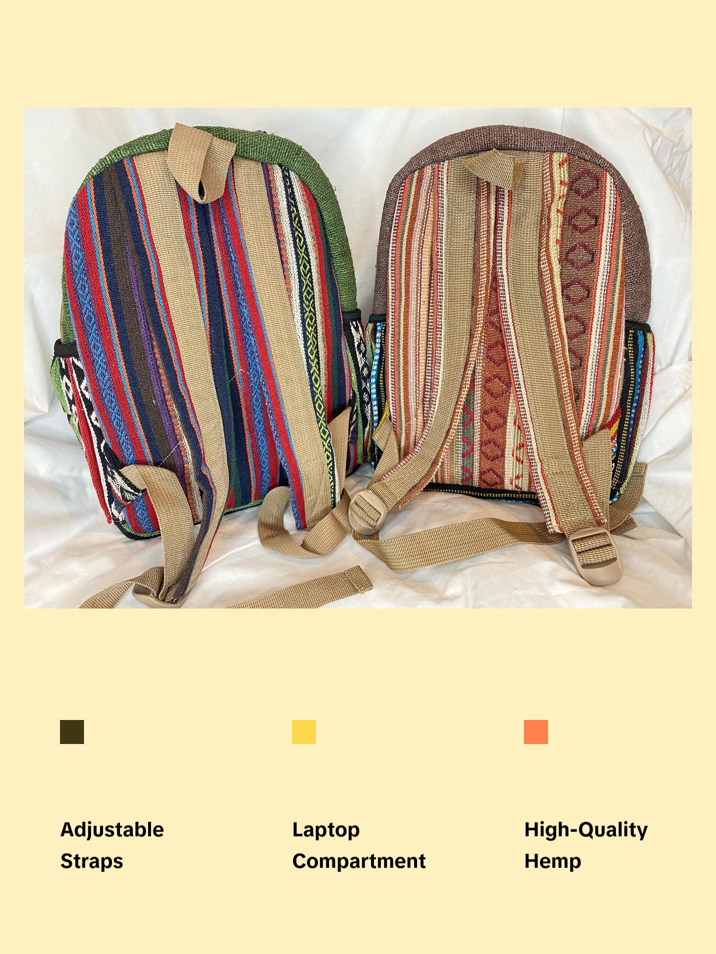 HAMSA Himalayan Hemp Backpack