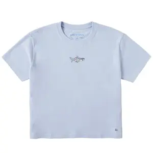 Women's Bert's Smile Shark Short Sleeve Crusher Boxy Tee