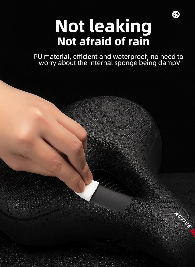 ROCKBROS Comfort Bike Saddle Soft Wide Seat for Men Women with Shock Absorption