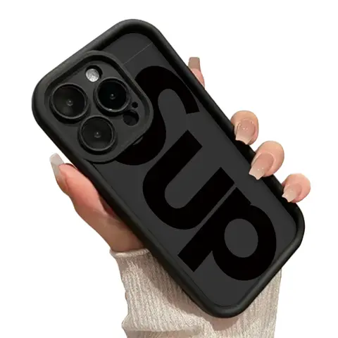 Creative Curved Geometric Art Design Phone Case for iPhone 17 AIR 15 PRO 16 PRO MAX 14 PLUS 13 RRO 12 PRO MAX Shockproof Drop-Proof TPU Protection Aesthetic Cover Black Magnetic Reindeer Christmas S23 Ultra Delight Tree S24 S22 Masked Metal Frameless