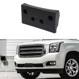 Front License Plate Frame Bracket Holder Mount for 2015-2020 GMC Yukon, ABS Material, UV & Scratch-Resistant Coating, Automotive Truck Car Accessory