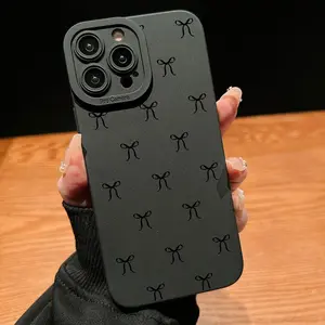 Phone Case:Bow Pattern , Anti-drop Cellphone Protective Case, Total Protective Shockproof Mobile Phone Cover for iPhone 16 15 14 13 12 11 Plus/Pro/Pro Max