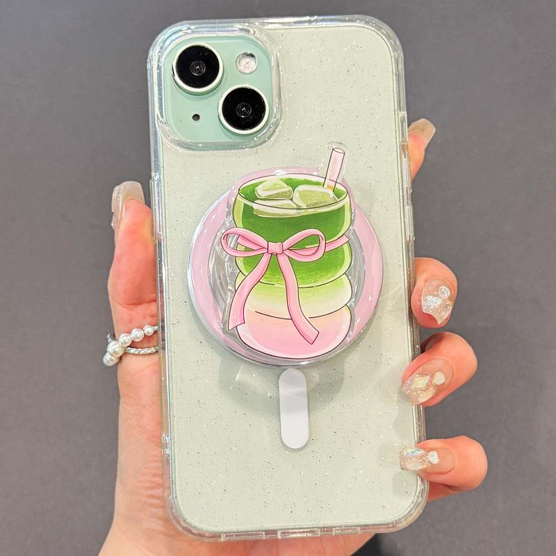 Collapsible Phone Stand with Flower Shape  Multi Functional Stand Holder with Expanding Design for Smartphone Tablet Cell Phone Accessory Magnetic