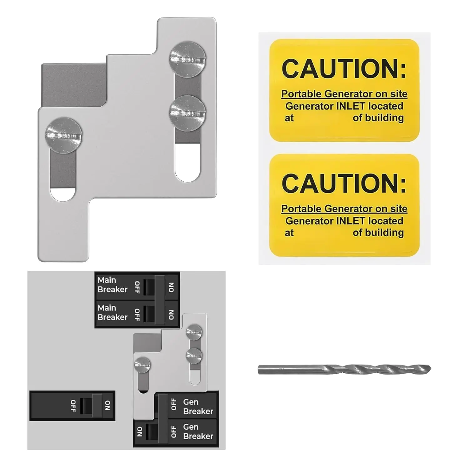 Generator Interlock Kit Compatible with  100 Amp Panel