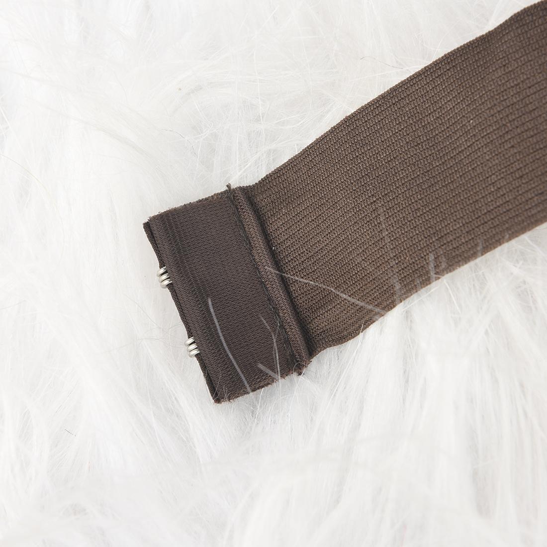 1 Pack Dark Brown Band Fixed onto Wig for Keeping Wig in Place Elastic & Adjustable Wig Band for Lace Front Wig(Do Not Order Separately)