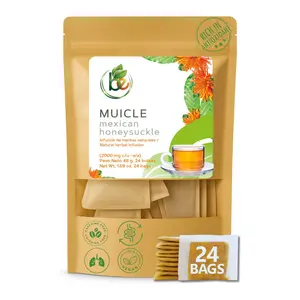 Muicle (Mexican Honeysuckle) Herbal Tea - 24 Tea Bags - Authentic 100% Natural Mexican Infusion - Caffeine-Free, Vegan & Non-GMO - Traditional Premium - by BEXPERTSUSA