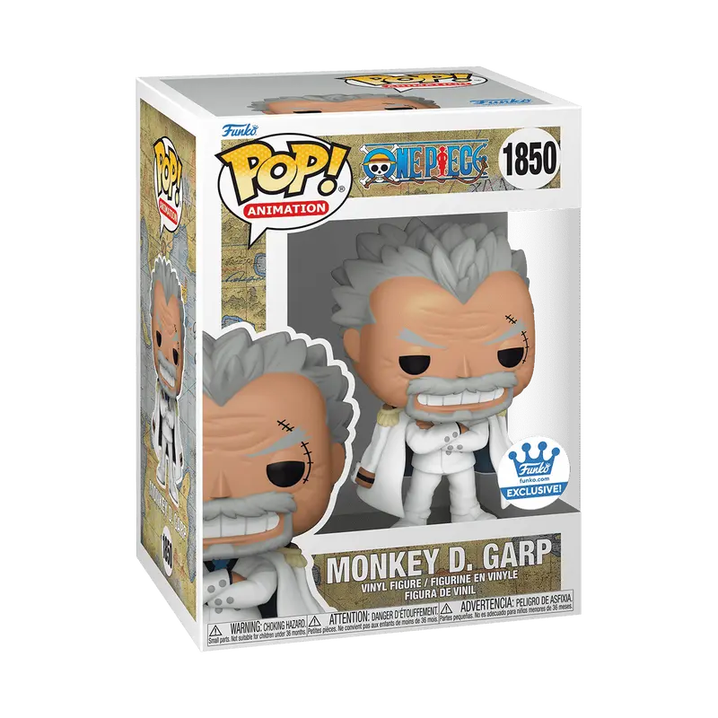 Funko Pop! One Piece - Monkey D. Garp #1850 Exclusive (Sticker may vary) Collectible Pop Vinyl Figure