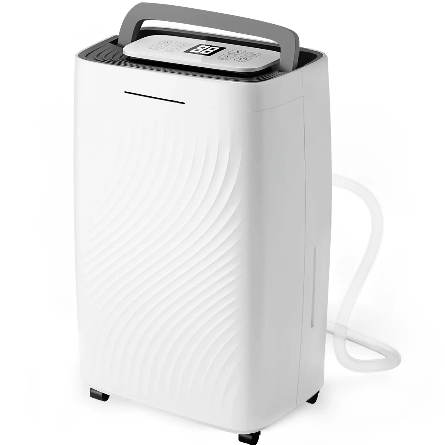 TEHANLD 5500 Sq.Ft Dehumidifier for Basement with Drain Hose, Max 80 Pints/D (Standard 50Pint/D), Most Efficient Energy Saving 2026 Dehumidifier Features Air Purifier Combo, Ideal for Large Room, Home, Garage