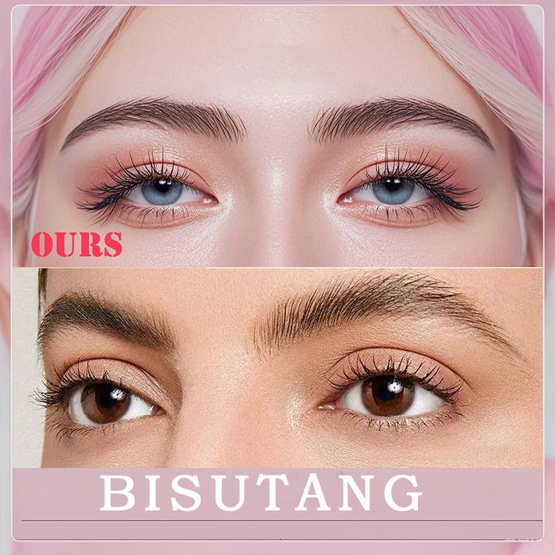 01 BISUTANG Natural Wispy DIY Eyelash Clusters Set 4D No-Glue Self-Adhesive Waterproof Reusable Comfortable Fit Soft & Natural Look Long-Lasting 120PSC Flawless Cosmetic