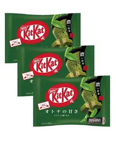 Nestlé KitKat Mini Uji Matcha Green Tea Flavour 3 Pack 30 Mini Bars Japanese Snack Collection