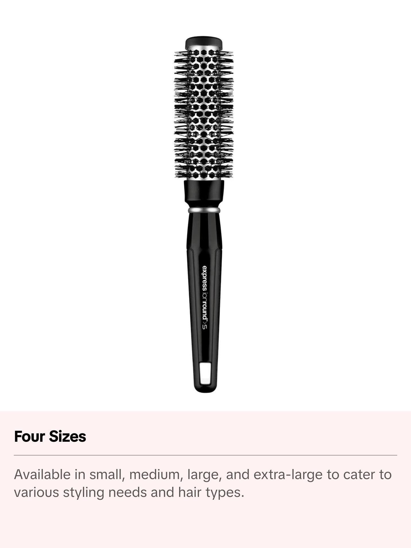 Paul Mitchell Express Ion Aluminum Round Brush XL - Vented Barrel for Sleek Frizz-Free Finish & Smooth Styling