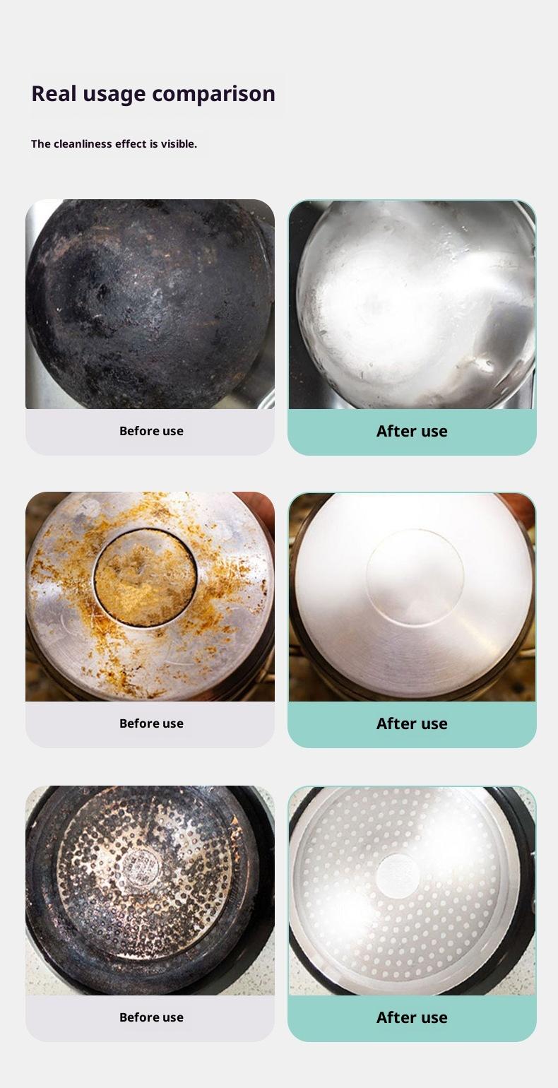 150ml Heavy Duty Non-Toxic Eco-Friendly Pot Cleaner Gel - Plastic Bottle, Stain Removal for Pot Bottom, Stainless Steel, Cast Iron, Ceramic, Non-Stick Cookware - Home Makers' Essential Household Cleaner 150ml Heavy Duty Non-Toxic Eco-Friendly Pot Cleaner Gel - Plastic Bottle, Stain Removal for Pot Bottom, Stainless Steel, Cast Iron, Ceramic, Non-Stick Cookware - Home Makers' Essential Household Cleaner