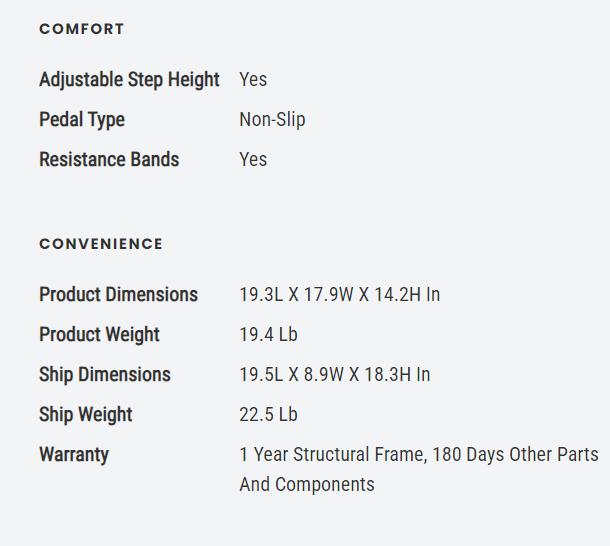 Sunny Health & Fitness Mini Twist Stepper w/ Resistance Bands, Total Full Body Leg Glute Thigh, Home Gym Workout Fitness, Adjustable Resistance/Height, Stabilizer, Performance Monitor, Compact Portable Home Cardio - Smart/Standard/Pro Options Sunny Health & Fitness Mini Twist Stepper w/ Resistance Bands, Total Full Body Leg Glute Thigh, Home Gym Workout Fitness, Adjustable Resistance/Height, Stabilizer, Performance Monitor, Compact Portable Home Cardio - Smart/Standard/Pro Options