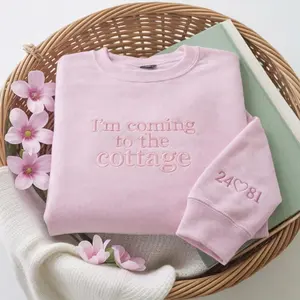 Embroidered I'm Coming To The Cottage Sweatshirt, Heated Movie Rivalry Shirt, Hockey Fan Gifts, Heated Movie Rivalry Fan Gifts For Her