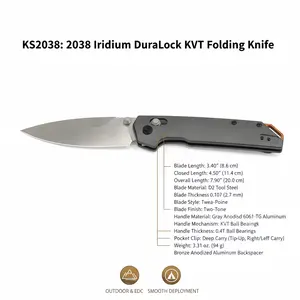 2038 Viral TikTok EDC Folding Knife, Compact Tactical Pocket Knife, Anti-slip Ergonomic Handle, Safe Lock Design, Sharp For Camping Fishing, Must-Have Holiday Gift For EDC Tool Lovers & Adventurers