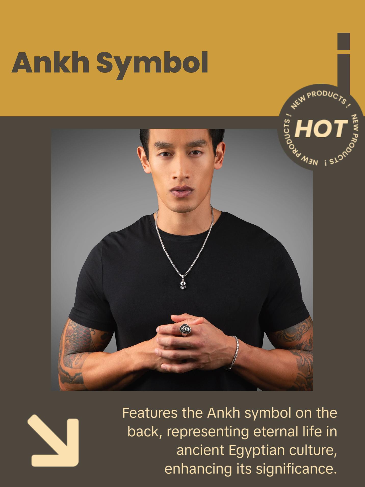 Vita, Silver Skull Pendant