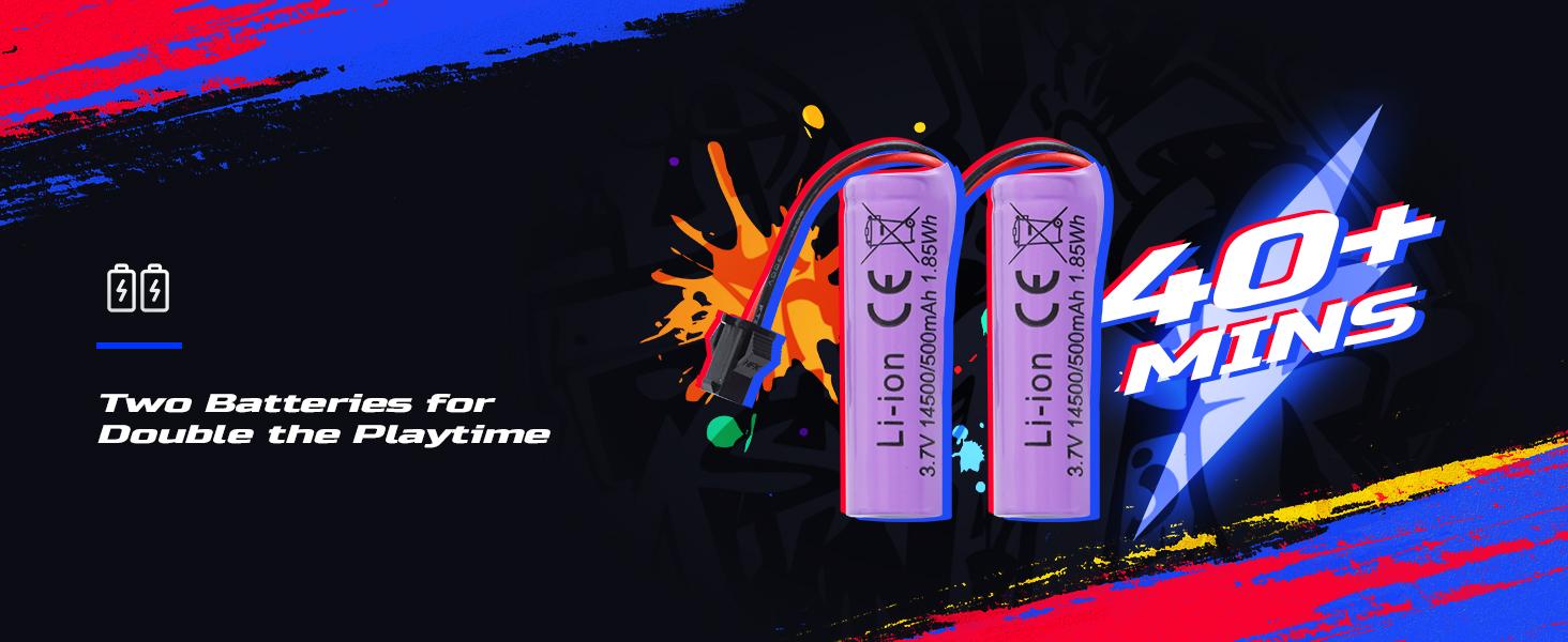 DEERC RC Monster Truck Gift, Remote Control Drift Car with Spray, Lights & Music, 2.4GHz All Terrain Stunt Truck with 40 Mins Playtime, 2 Batteries