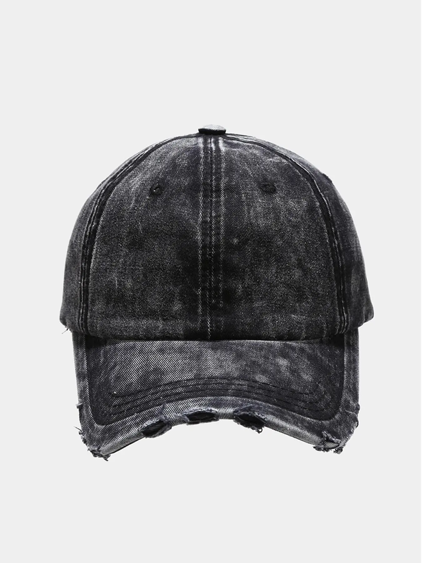 Distressed Denim Baseball Cap Adjustable, Cool Casual Trucker Hat for Men & Women, Fashion Accessories for Daily Wear, Perfect Gift for Friends