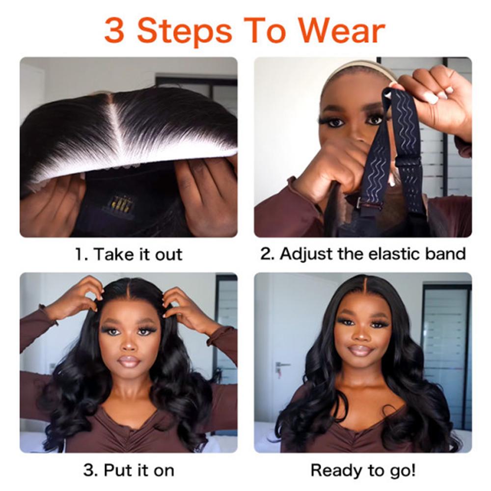 Wiggins Hair Ready And Go Glueless Wigs Human Hair Loose Body Wave 5x7 Lace Closure Wig Pre Cut Pre Bleached Pre Plucked Hairline Wiggins Hair Ready And Go Glueless Wigs Human Hair Loose Body Wave 5x7 Lace Closure Wig Pre Cut Pre Bleached Pre Plucked Hairline