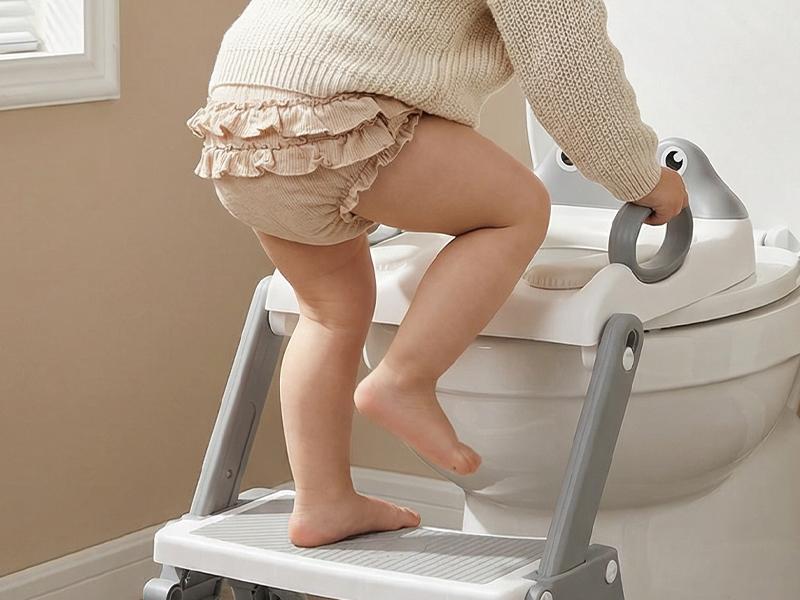 Potty Training Seat with Folding Travel Potty Seat for Toddlers, 2 in 1 Potty Training Toilet Seats, Anti-Slip Toddler Toilet Seats with Steps, Waterproof Cushioned Mat and Splash Guard, Grey, mothersdaygift, #Summervibes Potty Training Seat with Folding Travel Potty Seat for Toddlers, 2 in 1 Potty Training Toilet Seats, Anti-Slip Toddler Toilet Seats with Steps, Waterproof Cushioned Mat and Splash Guard, Grey, mothersdaygift, #Summervibes