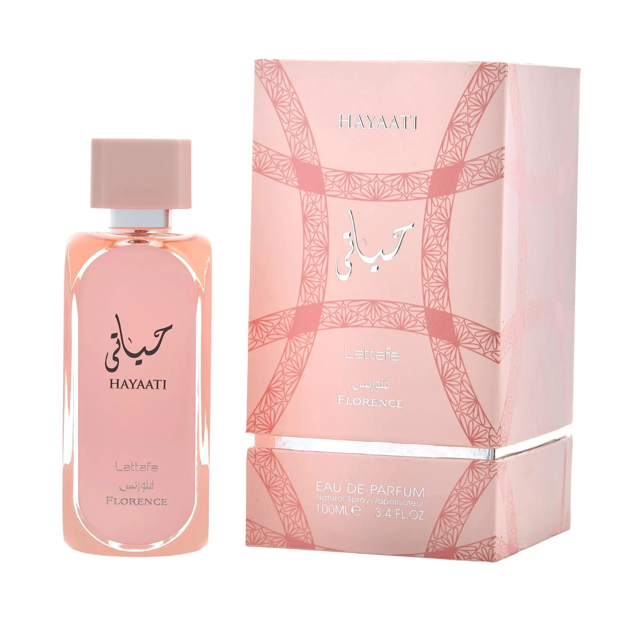 Lattafa Hayaati Florence EDP, Floral Scents Perfume for Women, Oriental Fragrance with Lychee & Amber Notes, Unisex Wear, 3.4 fl oz Single Item, Floral Oriental Scent, Women's Fragrance, Adults, Cedar, Grapefruit, Floral Amber Musky, Fragrances