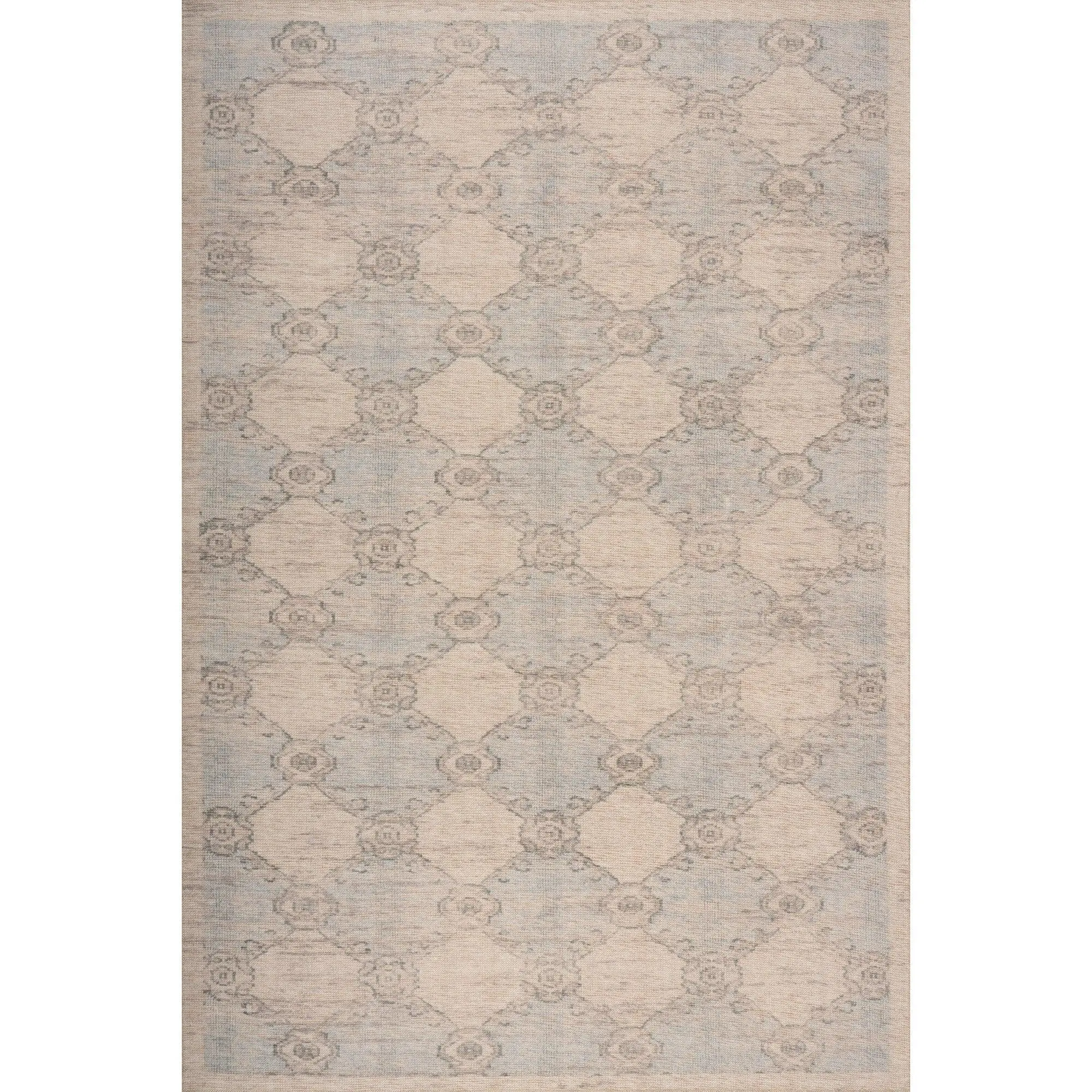 Nuloom Brinelle Traditional Diamond Area Rug, Polyester Machine-Made Thin 0.15" Indoor Washable Rug for Home Rooms