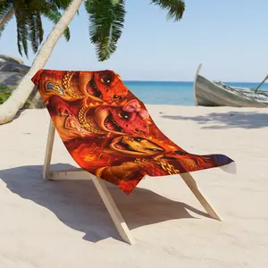FireDino Crew Beach Towel