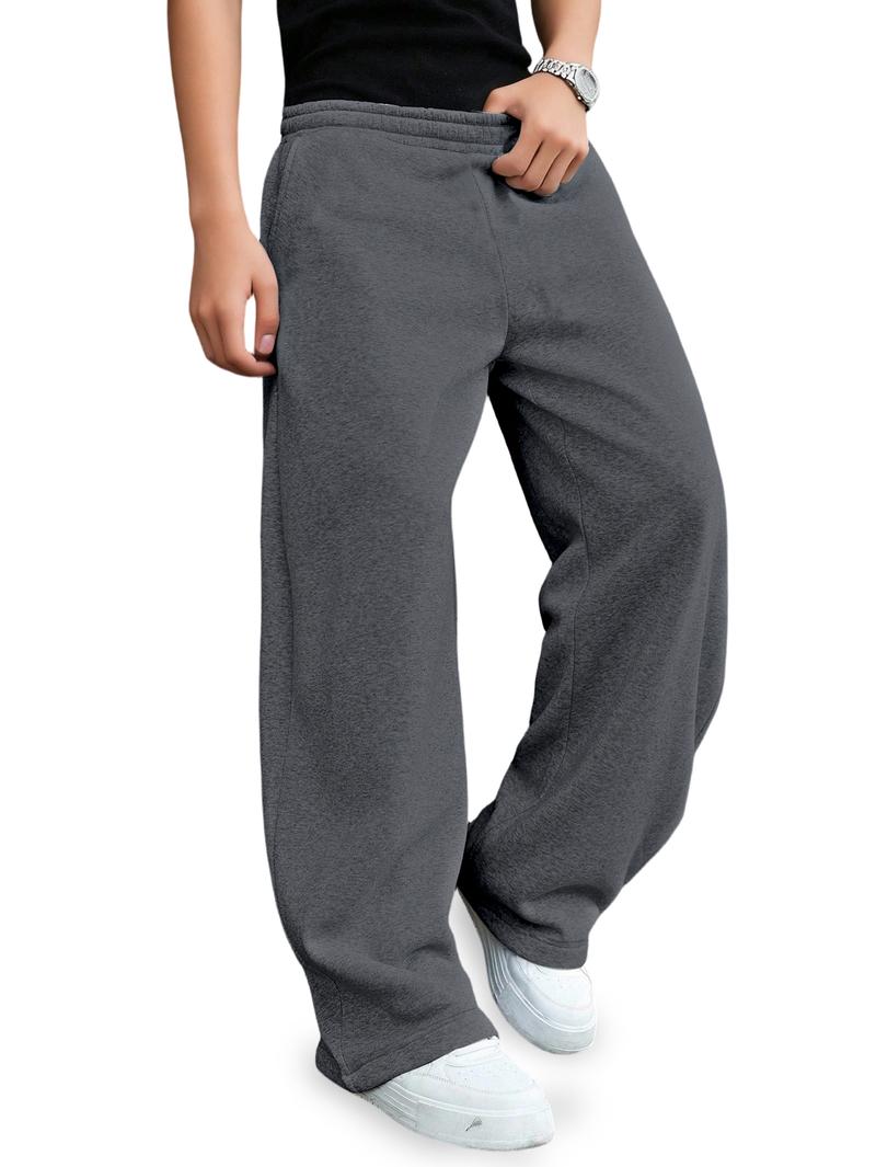 Teens Sweatpants Fleece Pants Versatile Comfortable Minimalist Commuter Everyday Outdoor Simple For Boys Girls Kids Size 8-16 Y KB2786