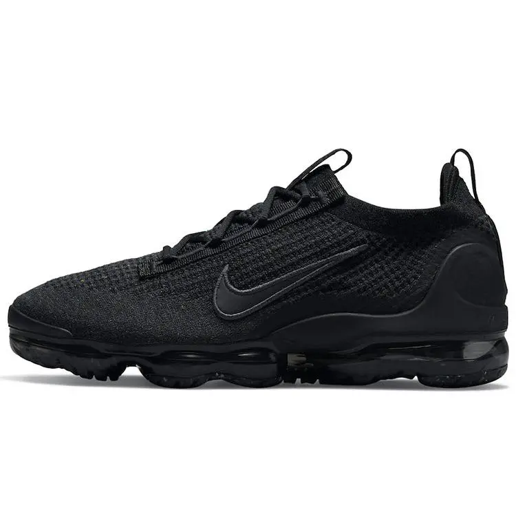 Nike Air VaporMax 2021 Flyknit Triple Black' Comfort Low Top Commuter Running Shoes Men's DH4084-001