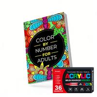 Coloring book+Mark pen