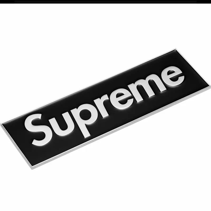 Supreme Box Logo Car Emblem