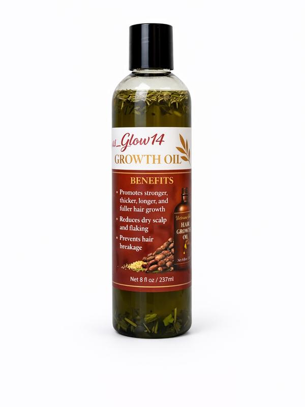 Victorious Glow 14 Herbal Hair Growth Oil 8oz (fl 237 Ml)