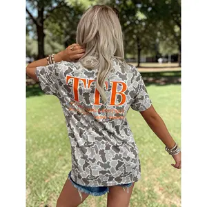 TTB Orange On Camo Graphic Tshirt
