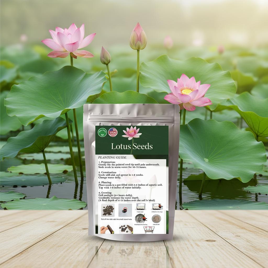 20+ pcs Mixed Colors Lotus Seeds Water Lily Flower Plant Seeds