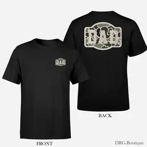 Camo DAD Shirt for Proud Fathers Day, Perfect Gift for Hunting Dads, Army Vets, Outdoor Lovers, Cool & Trendy Men's Apparel
