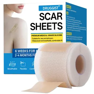 Silicone scar patch for various scar care, reusable waterproof tape - easy to use, hypoallergenic