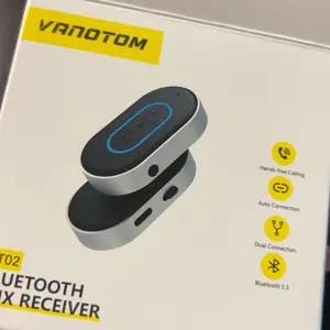 VANOTOM Aux Bluetooth 5.3 Adapter for Car, Bluetooth Car Adapter 3.5mm Aux Input, Aux to Bluetooth for Car/Home Stereo/Wired Headphones/Speaker | backtoschool
