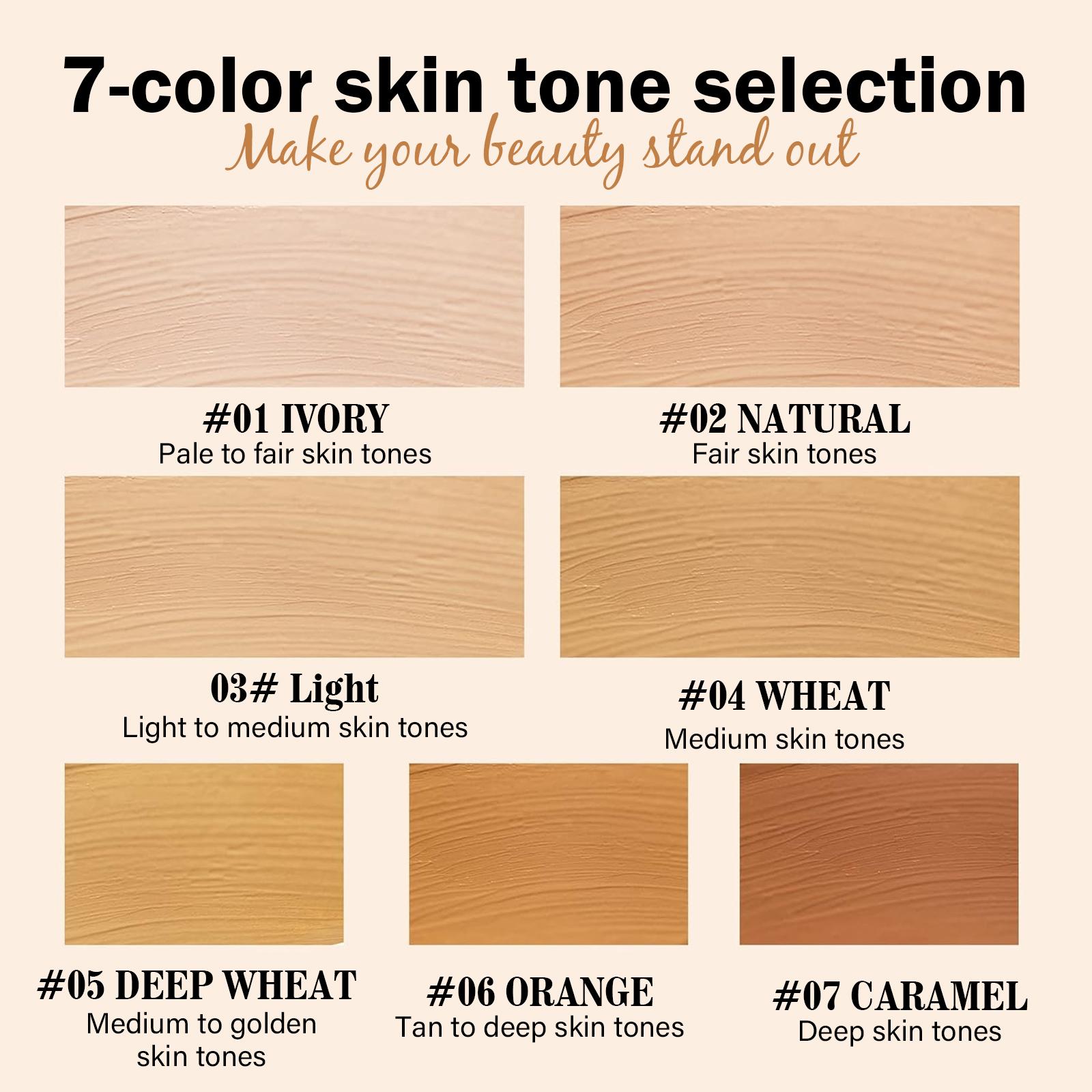 Zaidoc 7-color Dual -Ended Foundation Concealer Stick, Dual-ended with Built-in Brush, Moisturizing & Lightweight. Zaidoc 7-color Dual -Ended Foundation Concealer Stick, Dual-ended with Built-in Brush, Moisturizing & Lightweight.